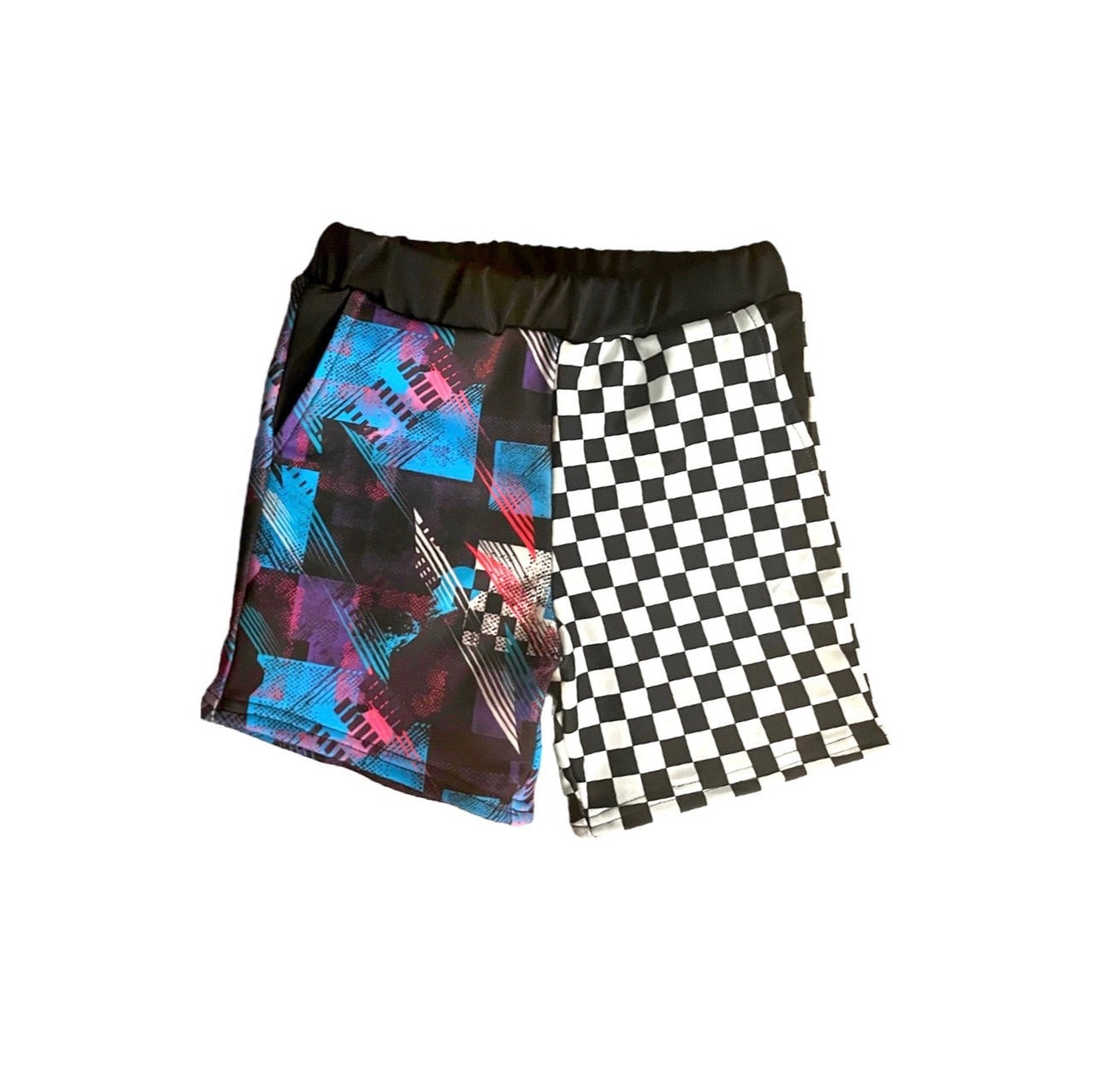 Grafitti Checker Board Shorts