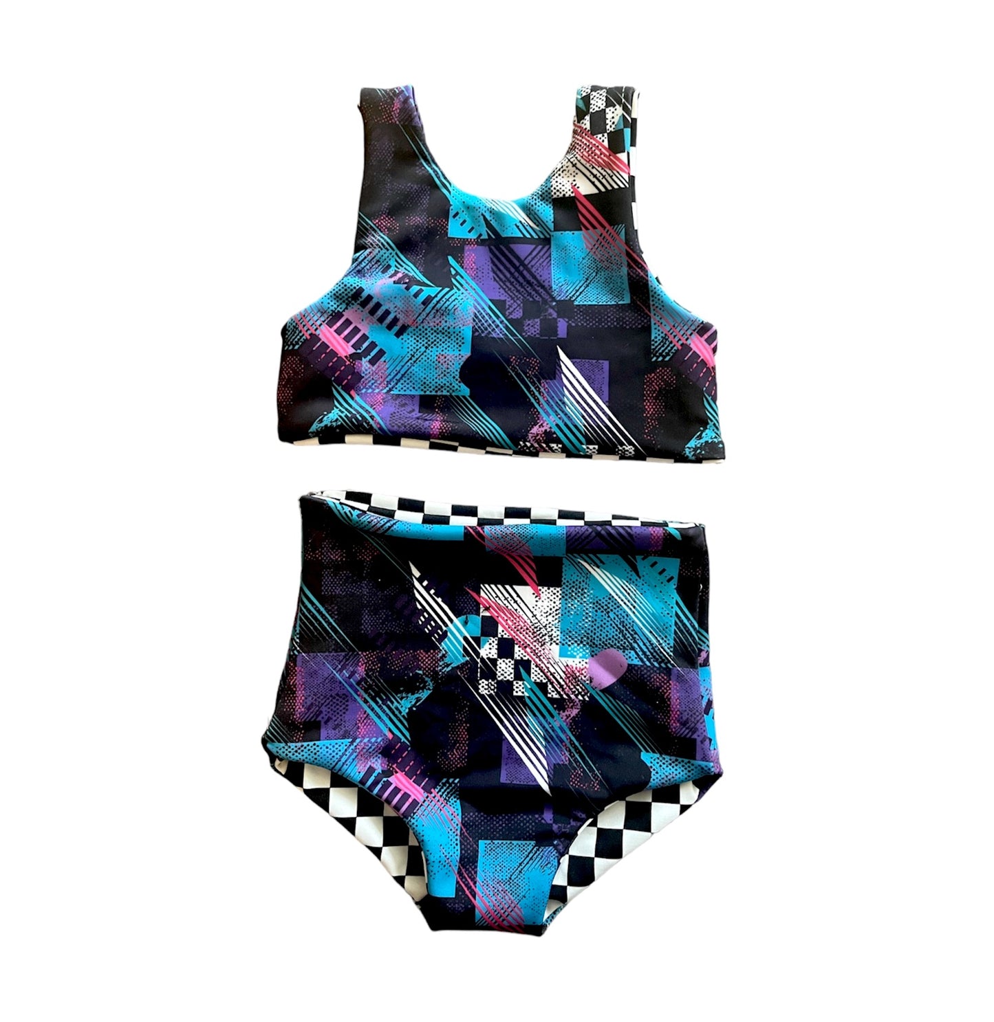 Graffiti Checker Bikini