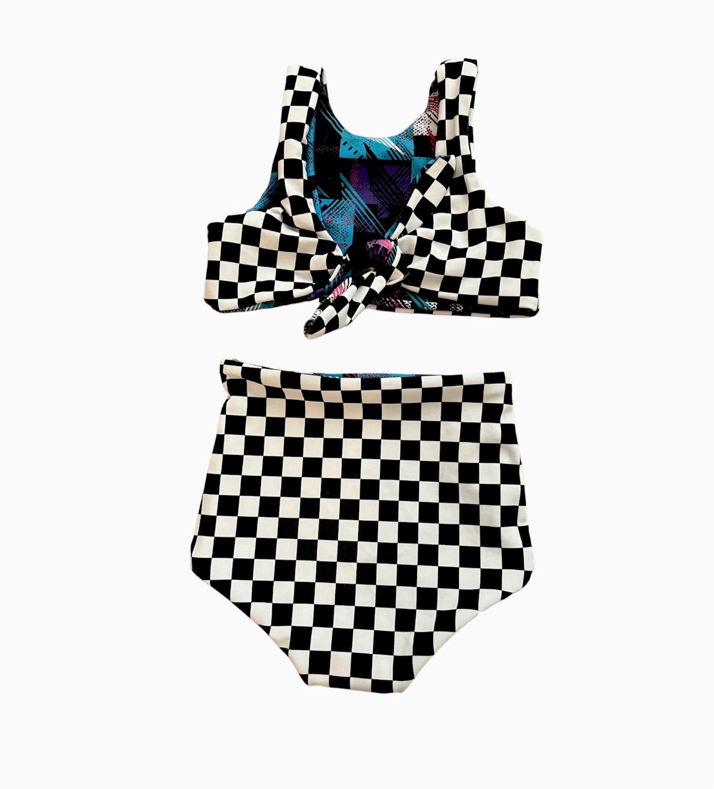 Graffiti Checker Bikini